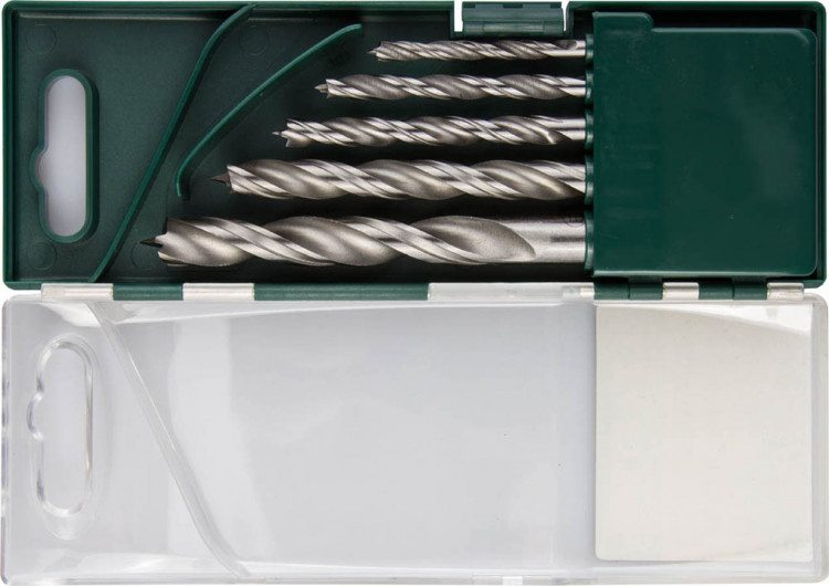 Набор спиральных сверл по дереву KRAFTOOL 29400-H5
