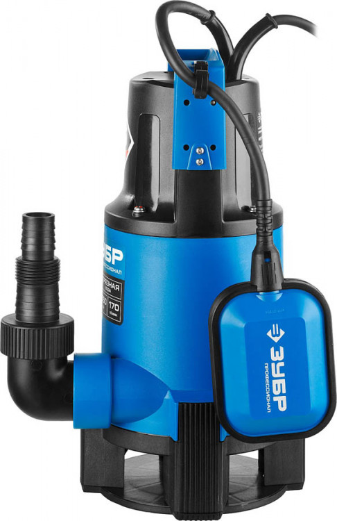 Насос дренажный погружной для грязной воды ЗУБР НПГ-Т3-550