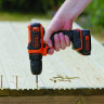 Аккумуляторная дрель-шуруповерт BLACK&DECKER BDCDD12B