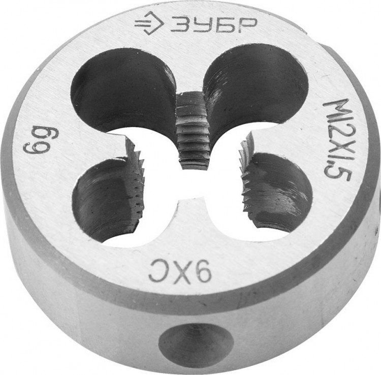 Плашка метрическая М12 x 1.5 ЗУБР 4-28022-12-1.5