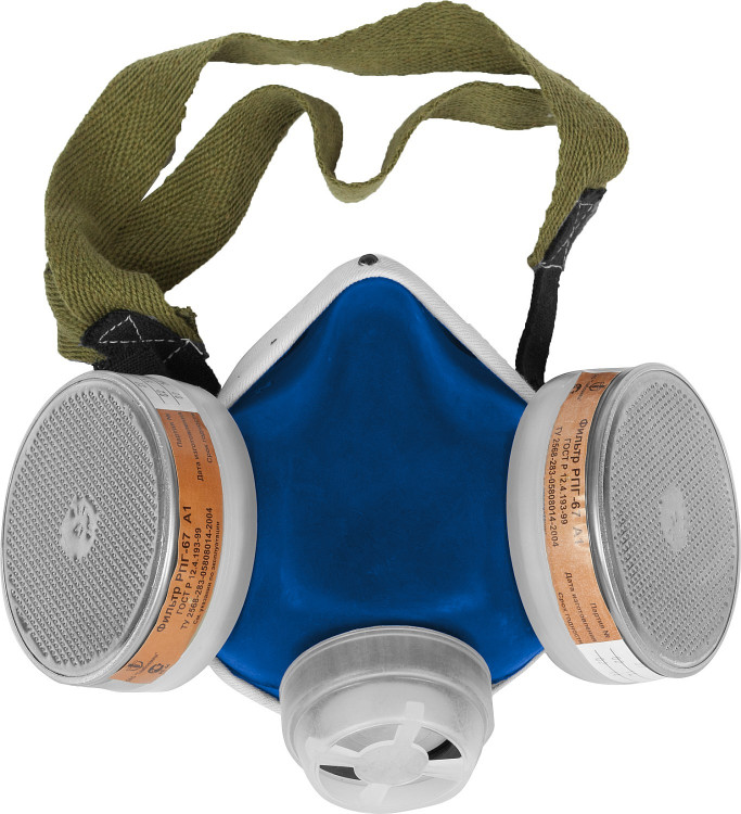 Респиратор противогазовый с фильтрами А1 РПГ-67 ЗУБР 11140_z02
