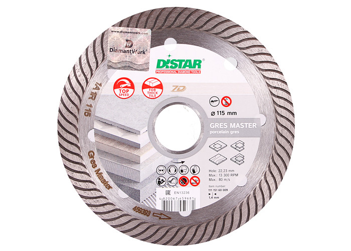 Алмазный диск DISTAR 1A1R 115 Gres Master