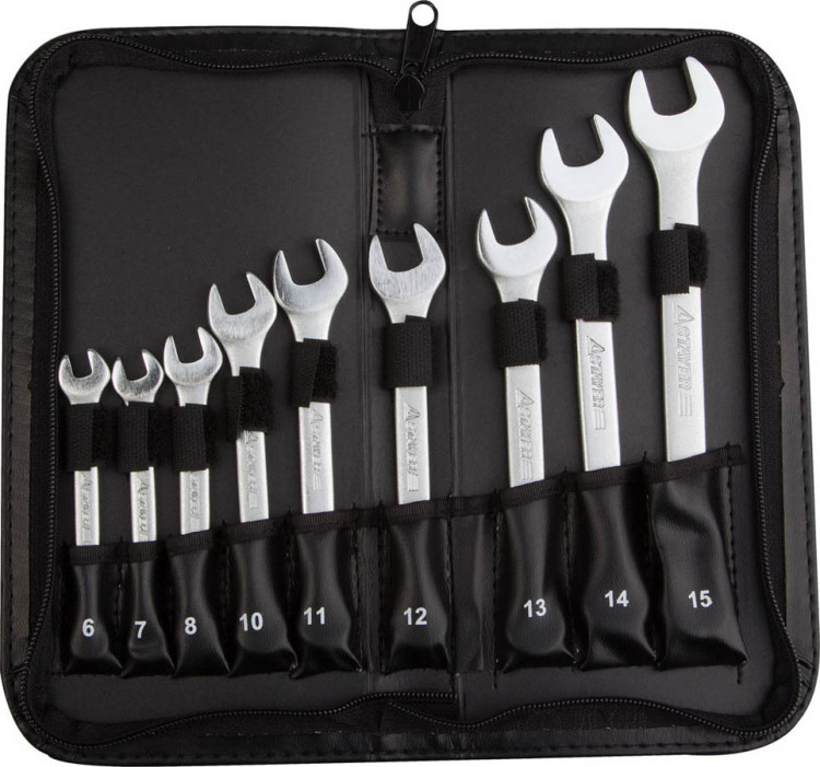 Набор комбинированных гаечных ключей STAER 2-271252-H9