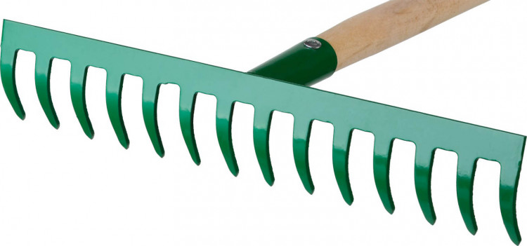 Грабли прямые с черенком РОСТОК 421901-14