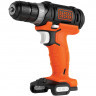 Аккумуляторная дрель-шуруповерт BLACK&DECKER BDCDD12USB