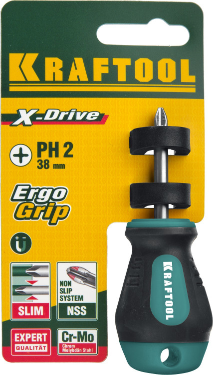 Отвертка KRAFTOOL «X-Drive» 250072-2-038
