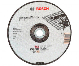 Круг отрезной Bosch Standard for Inox выпуклый 230?1,9 мм