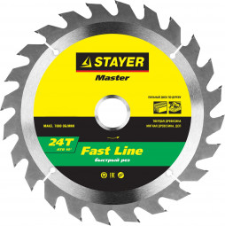 Диск пильный по дереву STAYER 3680-156-16