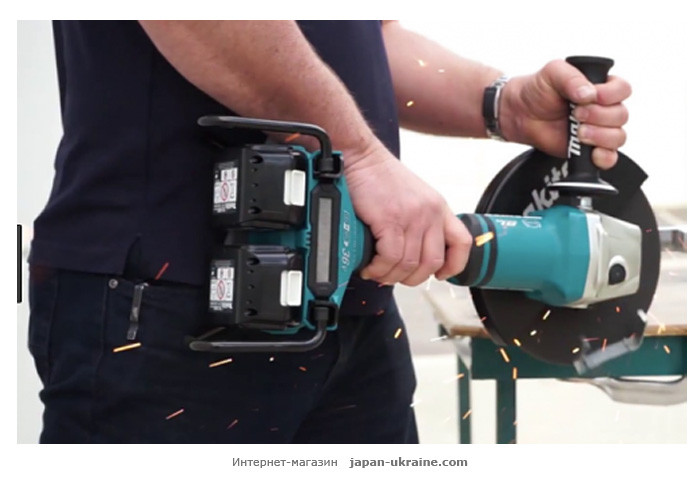 Аккумуляторная болгарка MAKITA DGA900PT2
