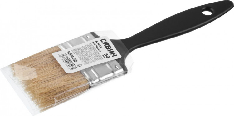 Кисть плоская малярная СИБИН 01008-050