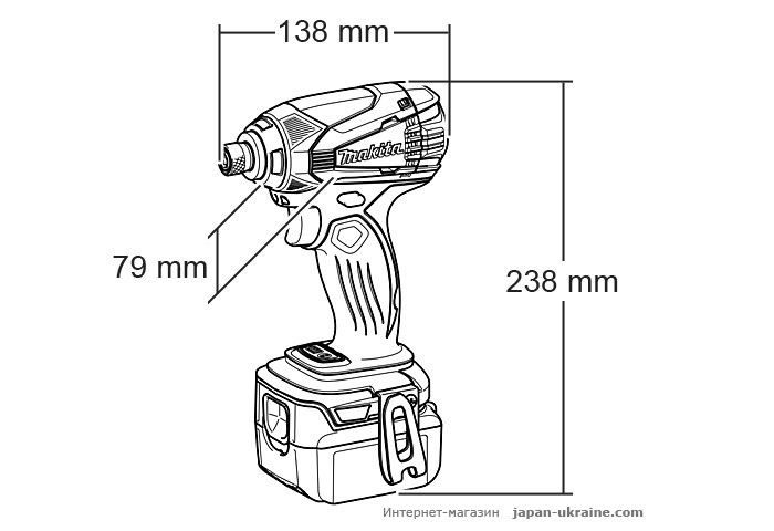 Аккумуляторный ударный шуруповерт MAKITA DTD146RFJ