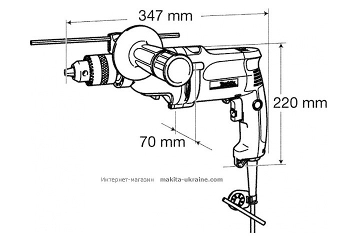 Дрель MAKITA DP4011