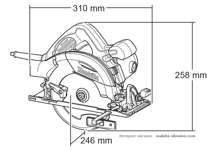 Дисковая пила MAKITA HS7100