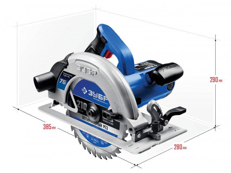 Циркулярная пила ЗУБР ПДП-75