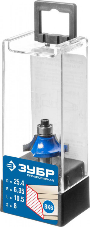 Фреза кромочная калевочная ЗУБР 28700-25.4