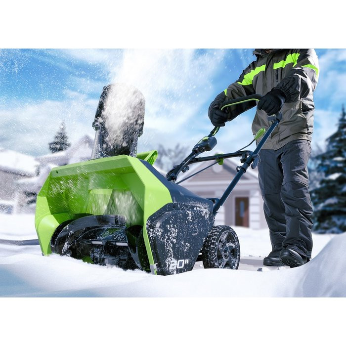 Снегоуборщик аккумуляторный Greenworks GD60ST 60V  без АКБ и ЗУ