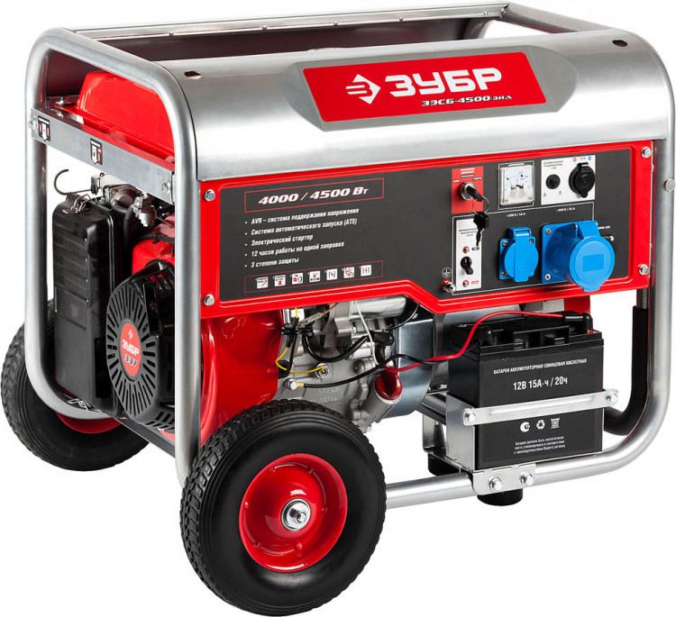 Бензиновый электрогенератор ЗЭСБ-4500-ЭНА