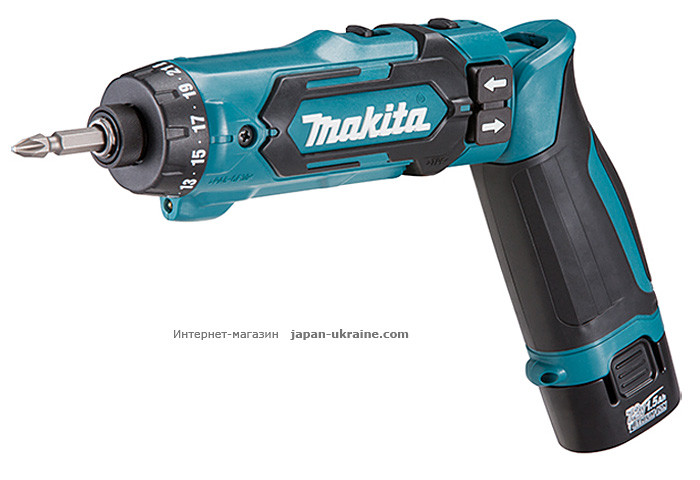 Аккумуляторная дрель-шуруповерт MAKITA DF012DSE