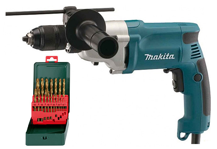 Дрель MAKITA DP4011 + набор сверл