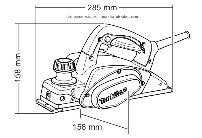 Рубанок MAKITA KP0800 + комплект ножей D-07951 в подарок!