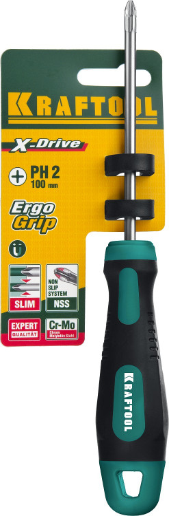 Отвертка KRAFTOOL «X-Drive» 250072-2-100