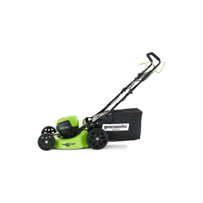 Газонокосилка самоходная, аккумуляторная Greenworks GD60LM46SPK4, 60V, 46 см, с 1хАКБ 4 А.ч. и ЗУ