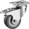 Колесо поворотное c тормозом ЗУБР 30956-50-B применяются для перемещения тележек и легковесного оборудования. Рекомендуется для полов с неровностями и препятствиями