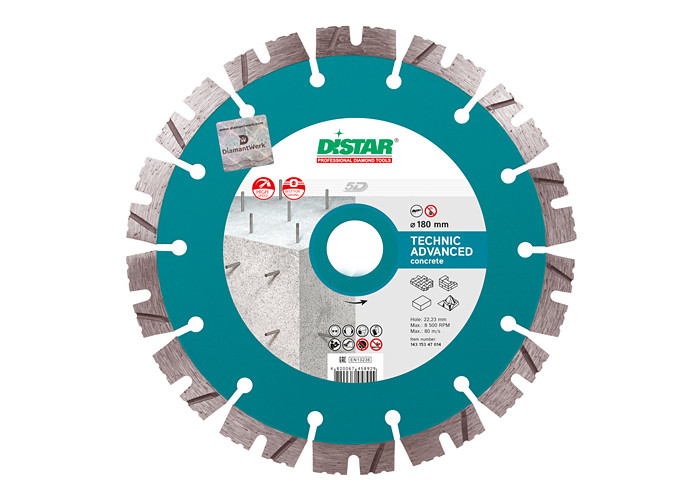 Алмазный диск DISTAR 1A1RSS/C3-H 180 Technic Advanced