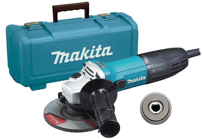 Болгарка (УШМ) MAKITA GA5030 + кейс 824806-0 + быстрозажимная гайка