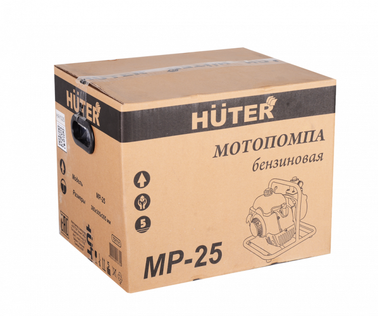 Мотопомпа бензиновая HUTER MP-25