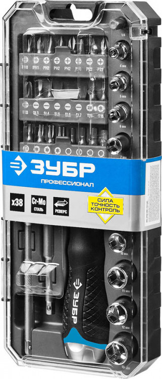 Набор инструментов ЗУБР 25352-H38