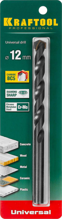 Сверло универсальное  12 x 160 мм