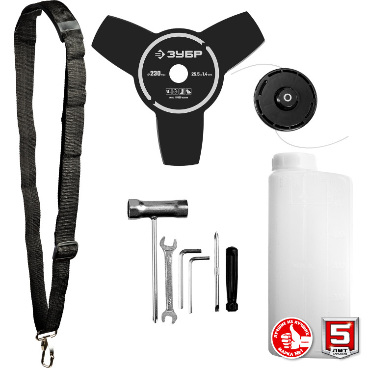 Триммер бензиновый (бензокоса) ЗУБР КРБ-1300