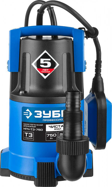 Насос погружной дренажный для чистой воды НПЧ-Т3-750