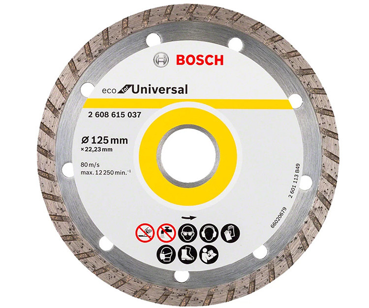 Алмазный диск Bosch ECO Universal Turbo 125 мм