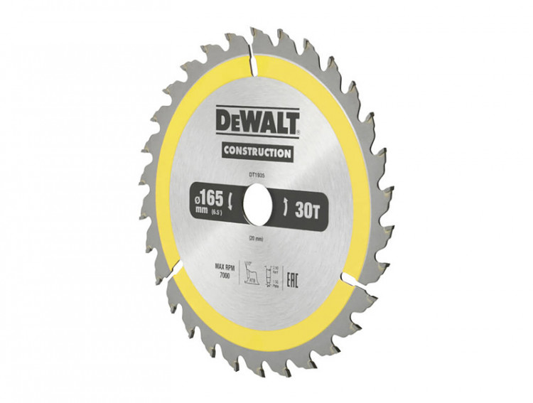 Пильный диск Construction DeWALT DT1935