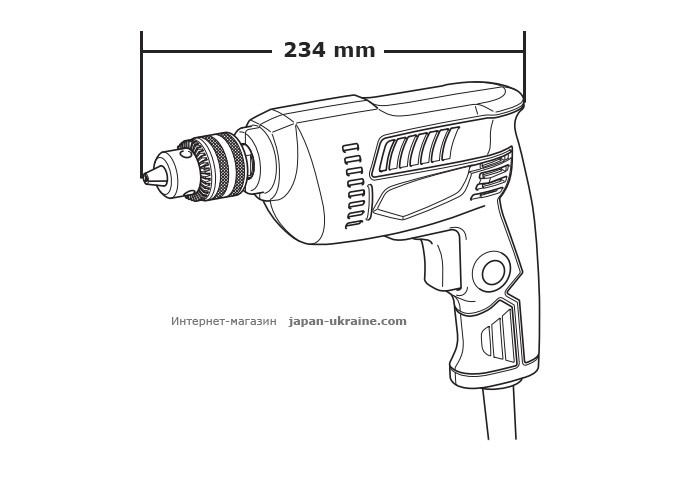 Дрель MAKITA M6002