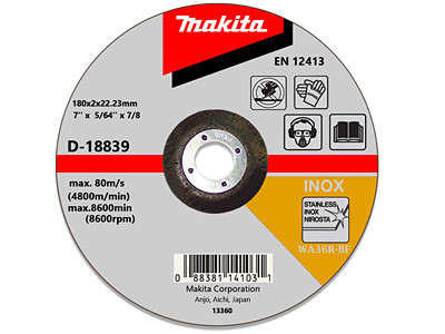Отрезной диск MAKITA D-18839