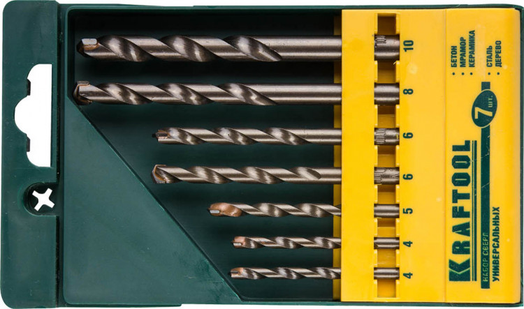 Сверла KRAFTOOL 29172-H7