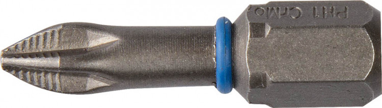 Профессиональные биты ЗУБР 26011-1-25-2 предназначены для монтажа и демонтажа резьбовых соединений. Система насечек «ФИКС» предотвращает выскальзывание шлица из крепежа