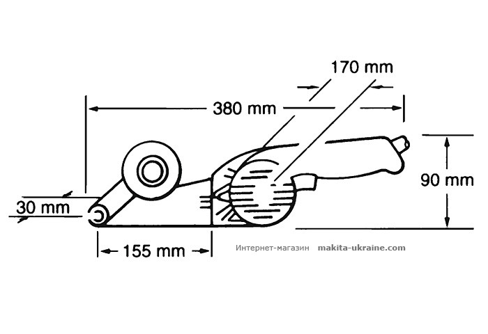 Ленточная шлифмашина MAKITA 9031