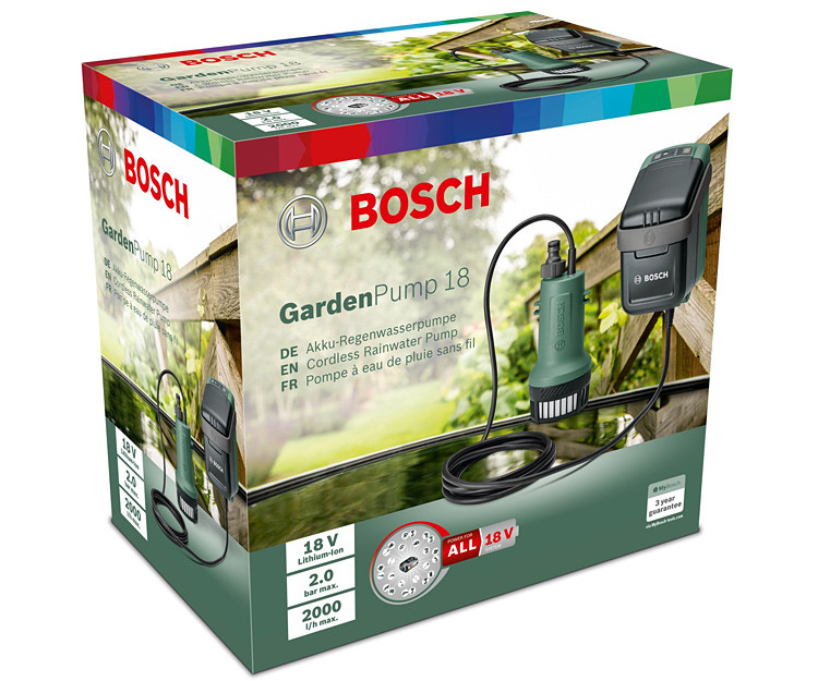 Аккумуляторный насос BOSCH Garden Pump