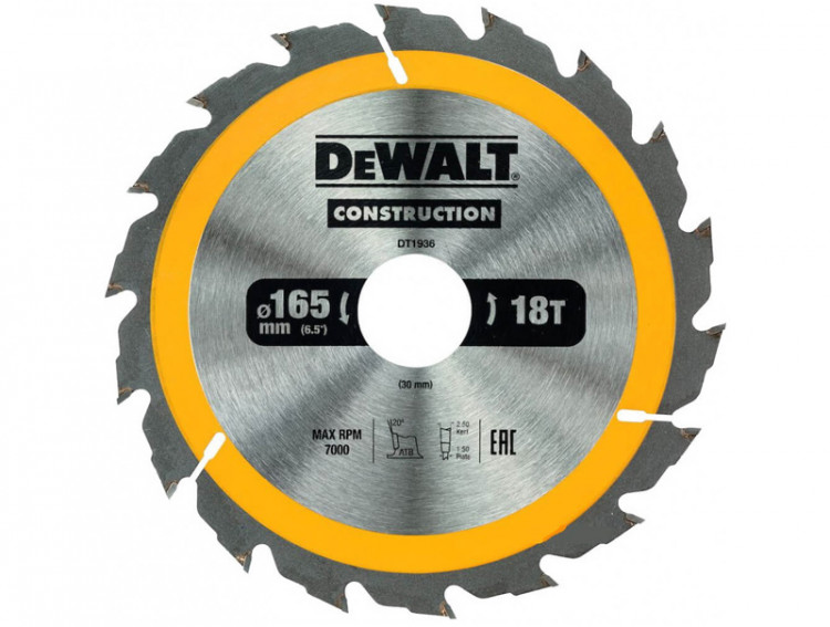 Пильный диск Construction DeWALT DT1936