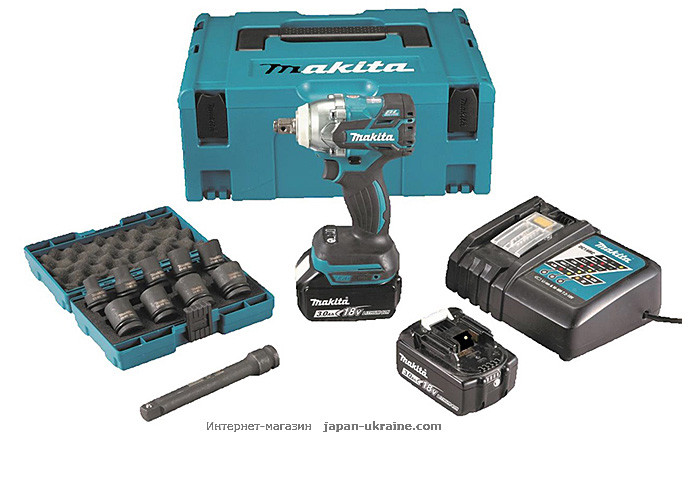 Аккумуляторный ударный гайковерт MAKITA DTW285RFJX