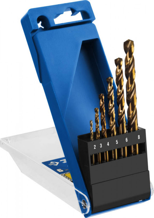 Набор сверл по металлу ЗУБР 29626-H6