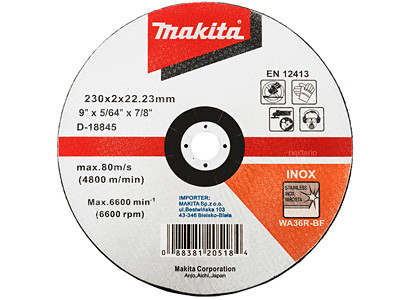 Отрезной диск MAKITA D-18845