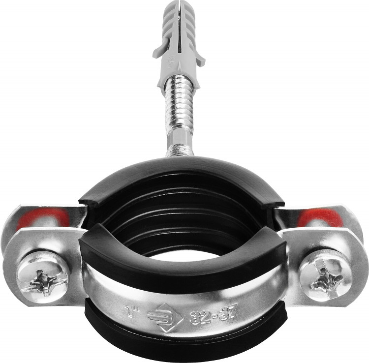 Хомут для труб металлический ЗУБР 37866-32-37