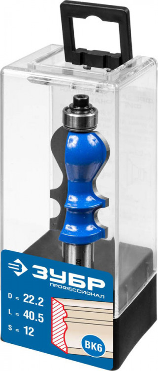 Фреза кромочная фигурная №2 ЗУБР 28713-22.2