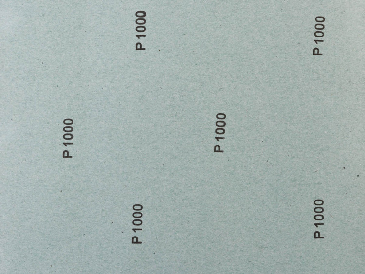 Лист шлифовальный водостойкий ЗУБР 230 х 280 мм Р1000