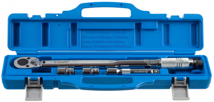 Динамометрический ключ ЗУБР 64094-H4